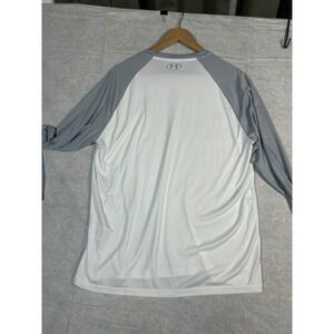 Under Armour Men's Baseball Poly Raglan Long Sleeve Shirt XL Loose Fit